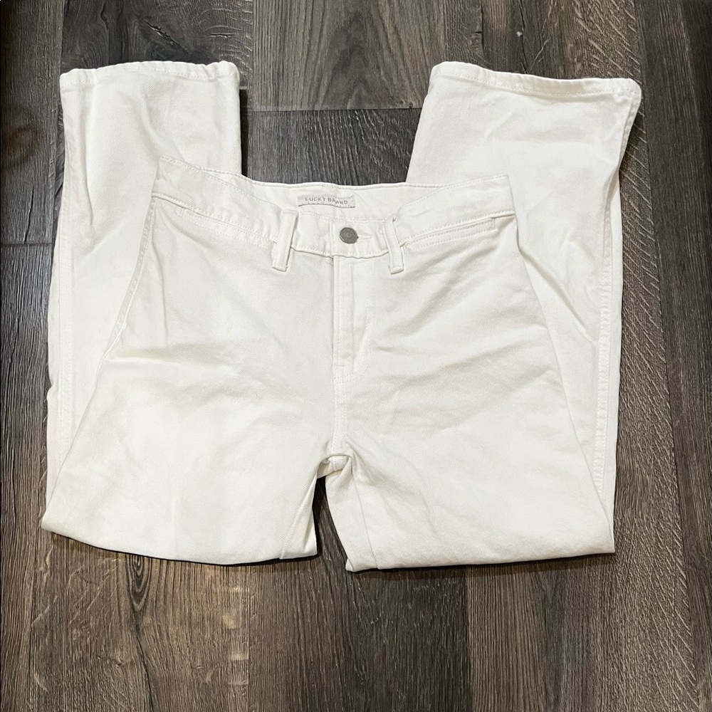 Lucky Brand White Wide leg Pant | Size: 0